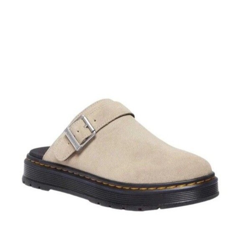 DR. MARTENS CARLSON SUEDE CLOG WARM SAND Men 14 NEW